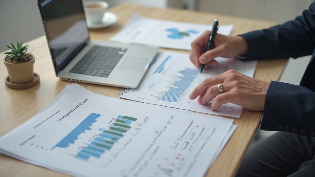 Person mit Schuldendokumentation und Finanzplan zur Schuldenabbau-Strategie